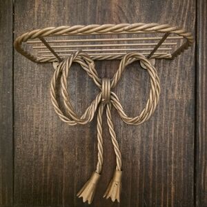 Elegant Gold Wall Shelf